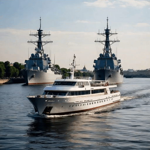 'Экскурсия салют в день ВМФ